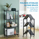 Installation-free Folding Kitchen Racks Floor-to-ceiling Multi-layer Kitchen Storage Racks Movable Racks