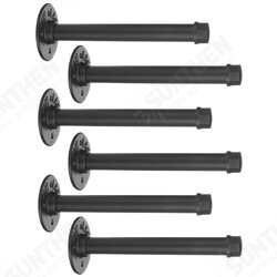 Iron Pipe Shelf Retro Design Black Iron Pipe Wall Mount Shelf Shelving Tool Iron Pipe Shelf Retro Design Black Iron Pipe Wall Mount Shelf Shelving Tool