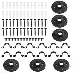 Iron Pipe Shelf Retro Design Black Iron Pipe Wall Mount Shelf Shelving Tool Iron Pipe Shelf Retro Design Black Iron Pipe Wall Mount Shelf Shelving Tool