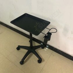 KMS-612 Perm Hairdressing Trolley with Fan Holder for Hair Dyeing-Black KMS-612 Perm Hairdressing Trolley with Fan Holder for Hair Dyeing-Black