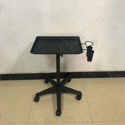 KMS-612 Perm Hairdressing Trolley with Fan Holder for Hair Dyeing-Black KMS-612 Perm Hairdressing Trolley with Fan Holder for Hair Dyeing-Black