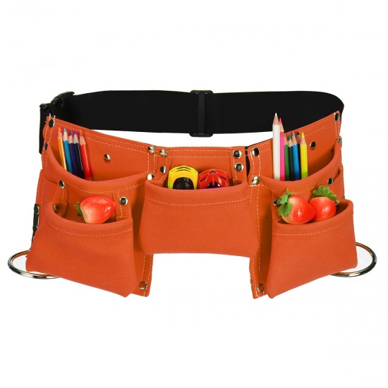 Kids Tool Belt Children Tool Pouch Bag Waist Multi-Bag For Role Play Garden Adventure