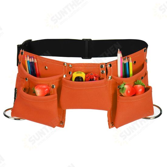 Kids Tool Belt Children Tool Pouch Bag Waist Multi-Bag For Role Play Garden Adventure