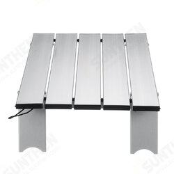 Mini Portable Metal Camping Table Lightweight Foldable Compact Hiking Outdoor