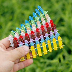 Miniature Small Wood Fence DIY Fairy Garden Micro Dollhouse Plant Pot Decorations Bonsai Terrarium Ornament Miniature Small Wood Fence DIY Fairy Garden Micro Dollhouse Plant Pot Decorations Bonsai Terrarium Ornament