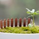 Miniature Small Wood Fence DIY Fairy Garden Micro Dollhouse Plant Pot Decorations Bonsai Terrarium Ornament