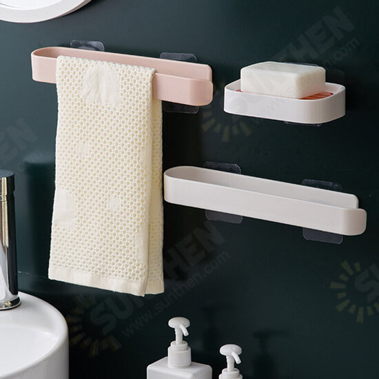 Multi-Function Kitchen Racks Without Punching Towel Rag Plastic Wrap Storage Rack Pot Cover Rack Multi-Function Kitchen Racks Without Punching Towel Rag Plastic Wrap Storage Rack Pot Cover Rack