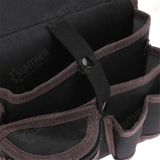 Multifuction Oxford Cloth Waist Tool Bag Waterproof Electrician Waist Storage Pocket Pouch