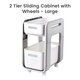 Multifunctional Drawer Storage Rack Kitchen Supplies Multi Floor Shelf Bathroom Trolley Storage Rack