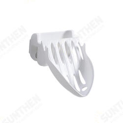 Non-Perforated Double-Layer Soap Box Strong Non-Stick Paste Bathroom Drain Toilet Wall-Mounted Soap Dual-Use Shelf Rack