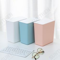 Office Table Sundries Storage Container Waste Bins Mini Trash Can Desktop Bucket Office Table Sundries Storage Container Waste Bins Mini Trash Can Desktop Bucket