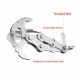 Outdoor Stainless Steel Folding Grappling Gravity Hooks Climbing Claw Camping