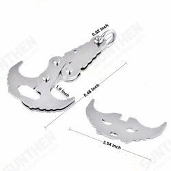 Outdoor Stainless Steel Folding Grappling Gravity Hooks Climbing Claw Camping Outdoor Stainless Steel Folding Grappling Gravity Hooks Climbing Claw Camping