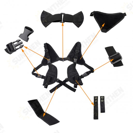 Outdoor Tactics Underarm Double G un Shoulder Multifunction Waist Bag Anti-thief Hidden Security Multi Underarm Shoulder Outdoor Tactics Underarm Double G un Shoulder Multifunction Waist Bag Anti-thief Hidden Security Multi Underarm Shoulder