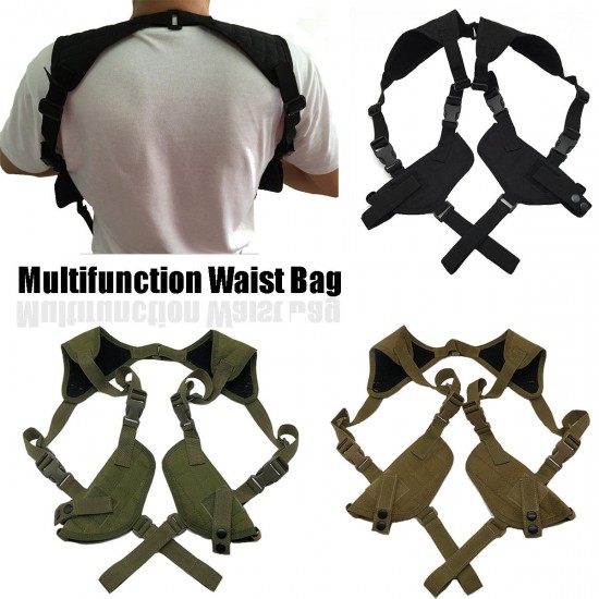 Outdoor Tactics Underarm Double G un Shoulder Multifunction Waist Bag Anti-thief Hidden Security Multi Underarm Shoulder