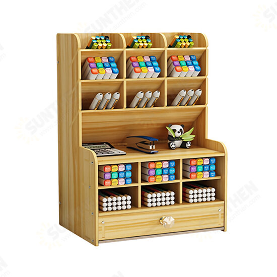 Pen Holder Wooden Pencil Storage Holder Study Home Office Case Rack Drawer Pen Holder Wooden Pencil Storage Holder Study Home Office Case Rack Drawer