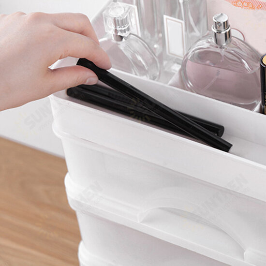 Plastic Cosmetic Drawer Makeup Organizer Storage Box Container Holder Desktop with Drawer Plastic Cosmetic Drawer Makeup Organizer Storage Box Container Holder Desktop with Drawer