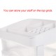 Plastic Cosmetic Drawer Makeup Organizer Storage Box Container Holder Desktop with Drawer