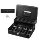 Portable Cash Box Deposit Slot Lockable Money Coins Petty Metal Case with 2 Keys Portable Cash Box Deposit Slot Lockable Money Coins Petty Metal Case with 2 Keys