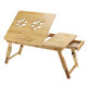 Portable Deluxe Bamboo Laptop Bed Desk Table Foldable Workstation Tray Lap Portable Deluxe Bamboo Laptop Bed Desk Table Foldable Workstation Tray Lap
