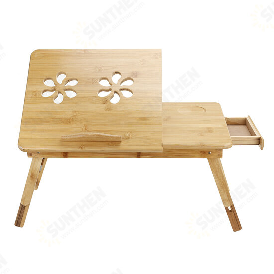 Portable Deluxe Bamboo Laptop Bed Desk Table Foldable Workstation Tray Lap Portable Deluxe Bamboo Laptop Bed Desk Table Foldable Workstation Tray Lap