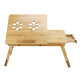 Portable Deluxe Bamboo Laptop Bed Desk Table Foldable Workstation Tray Lap Portable Deluxe Bamboo Laptop Bed Desk Table Foldable Workstation Tray Lap