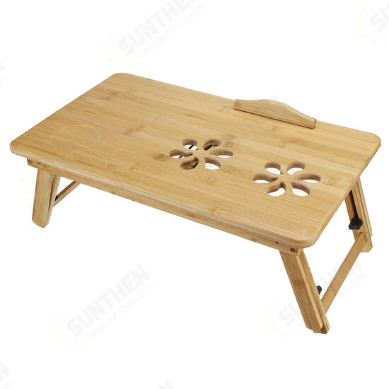 Portable Deluxe Bamboo Laptop Bed Desk Table Foldable Workstation Tray Lap Portable Deluxe Bamboo Laptop Bed Desk Table Foldable Workstation Tray Lap