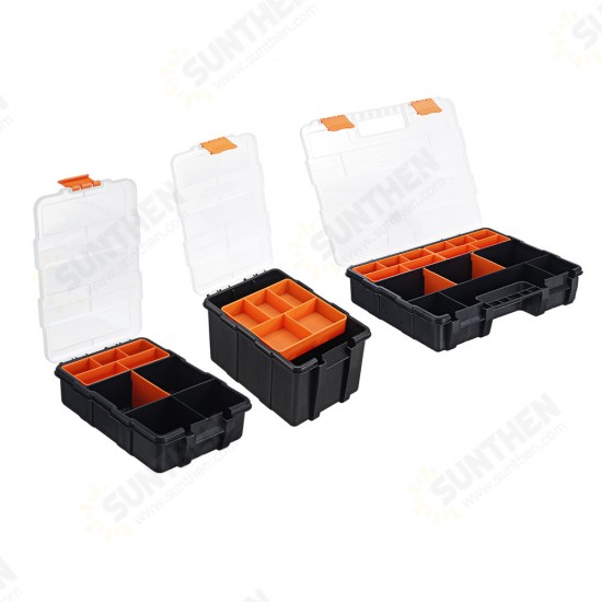 Portable Parts Box Screw Storage Box Metal Parts Hardware Tool Screwdriver Auto Repair Plastic Tool Box