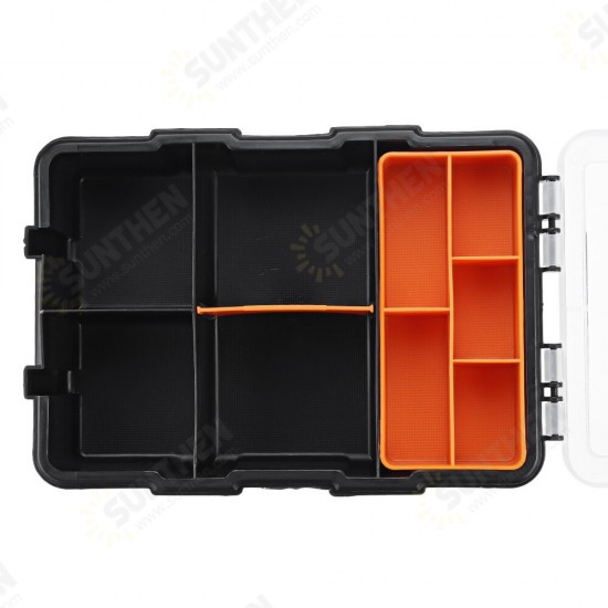 Portable Parts Box Screw Storage Box Metal Parts Hardware Tool Screwdriver Auto Repair Plastic Tool Box