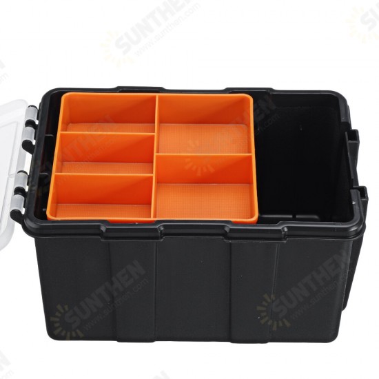 Portable Parts Box Screw Storage Box Metal Parts Hardware Tool Screwdriver Auto Repair Plastic Tool Box