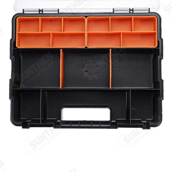 Portable Parts Box Screw Storage Box Metal Parts Hardware Tool Screwdriver Auto Repair Plastic Tool Box