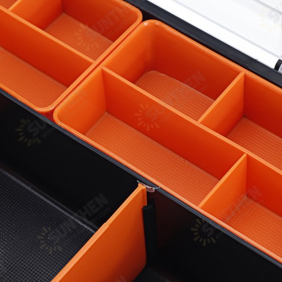 Portable Parts Box Screw Storage Box Metal Parts Hardware Tool Screwdriver Auto Repair Plastic Tool Box