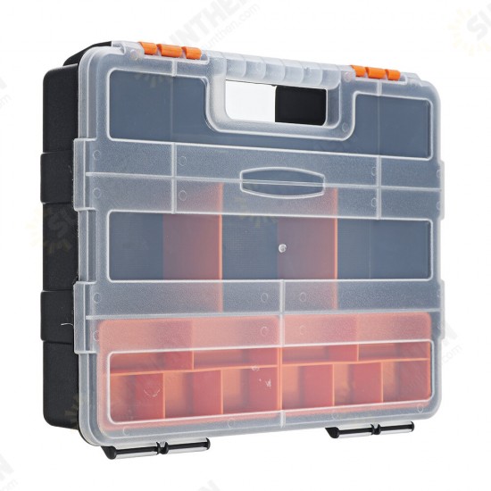 Portable Parts Box Screw Storage Box Metal Parts Hardware Tool Screwdriver Auto Repair Plastic Tool Box