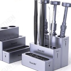 Aluminium Alloy Storage Box Screwdrivers Tweezers Screw Magnetic Storage Rack Multi-function Mobile Phone Repair Storage Tool Aluminium Alloy Storage Box Screwdrivers Tweezers Screw Magnetic Storage Rack Multi-function Mobile Phone Repair Storage Tool