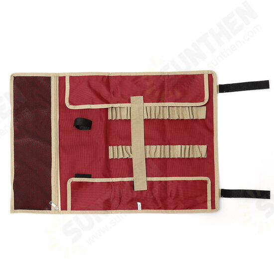 Red Portable Outdoor Camping Nail Work Tool Bag Storage Pocket Poucch Handbag Tool Bags Red Portable Outdoor Camping Nail Work Tool Bag Storage Pocket Poucch Handbag Tool Bags