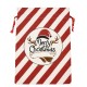 Santa Sack Canvas Bag Party Christmas Candy Bags Xmas Decorations for Kids Gift