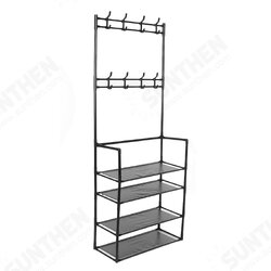 Simple Coat Rack and Shoe Rack Integrated Household Living Room Hanging Bag Clothes Rack Floor Rack Hallway Storage Rack Simple Coat Rack and Shoe Rack Integrated Household Living Room Hanging Bag Clothes Rack Floor Rack Hallway Storage Rack