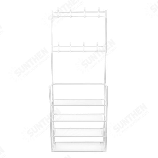 Simple Coat Rack and Shoe Rack Integrated Household Living Room Hanging Bag Clothes Rack Floor Rack Hallway Storage Rack Simple Coat Rack and Shoe Rack Integrated Household Living Room Hanging Bag Clothes Rack Floor Rack Hallway Storage Rack