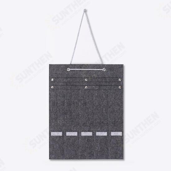 Slots Felt Sunglasses Jewelry Wall Hanging Bag Organizer Storage Pocket Display