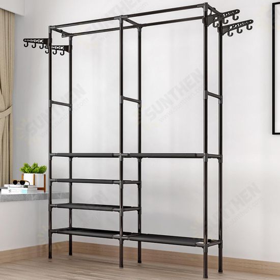 Standing Landing Wardrobe Protable Hanger Holder Durable Clothes Organizer Household Clothes Rack Shelf Rack Standing Landing Wardrobe Protable Hanger Holder Durable Clothes Organizer Household Clothes Rack Shelf Rack