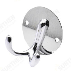 Stianless Steel Cloth Coat Key Double Hook Wall Hanger Towel Rack Hoder Mount Stianless Steel Cloth Coat Key Double Hook Wall Hanger Towel Rack Hoder Mount