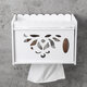 Toilet Paper Rack Hand Paper Box toilet Tissue Box Punch-Free Hollow Carved Tissue Box Holder