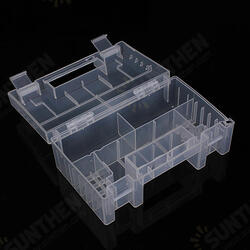 Translucent Hard Plastic Case Holder Storage Box for AA AAA C battery
