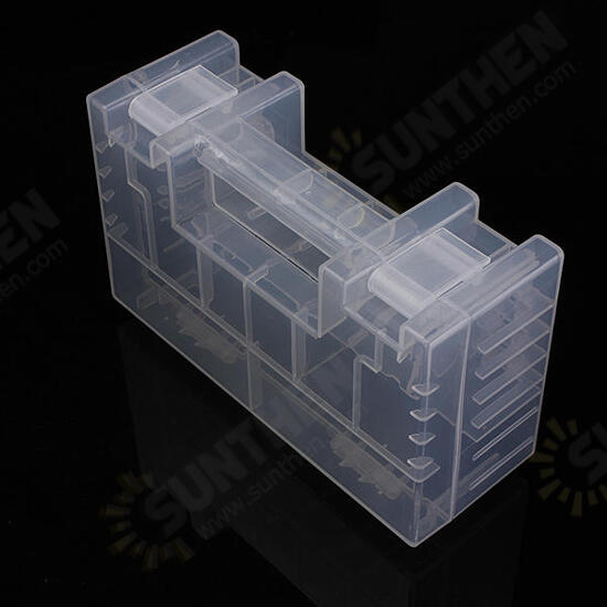 Translucent Hard Plastic Case Holder Storage Box for AA AAA C battery