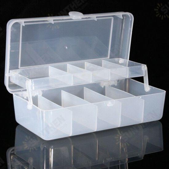 Two layer Tool Spoon Plastic Tackle Box Tool Organizers