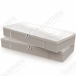 Under Bed Storage Bag Big Containers Comforter Blanket Clothes Zipper Organizer