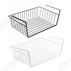 Under Shelf Storage Hanging Rack Kitchen Holder Basket Table Cabinet Organizer