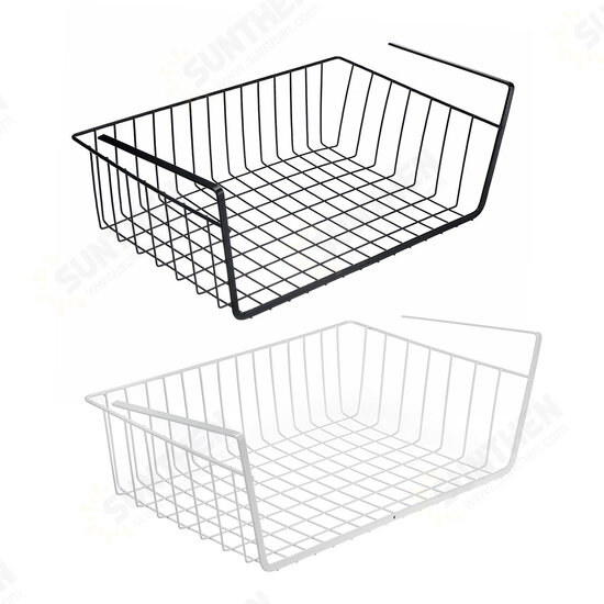 Under Shelf Storage Hanging Rack Kitchen Holder Basket Table Cabinet Organizer