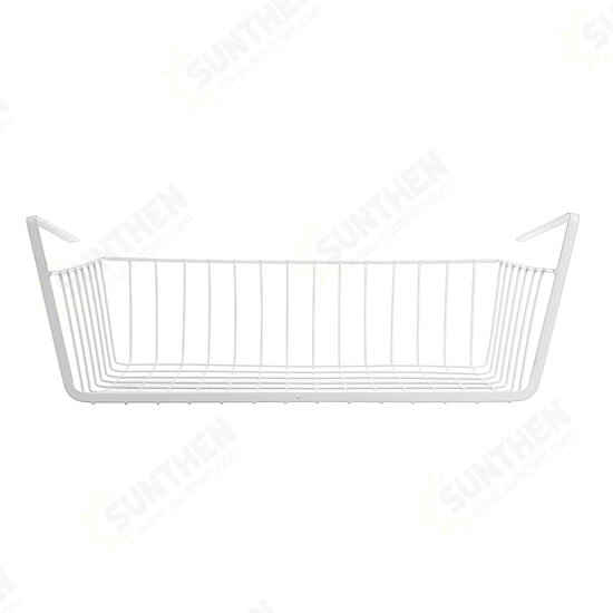 Under Shelf Storage Hanging Rack Kitchen Holder Basket Table Cabinet Organizer