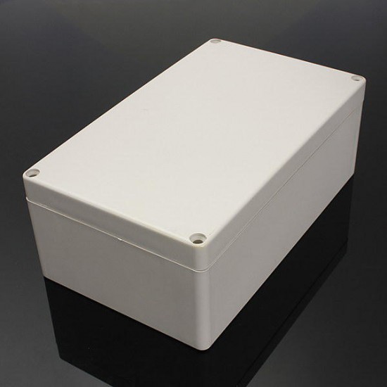 Waterproof ABS Plastic Electronic Box White Case 6 Size Junction Case